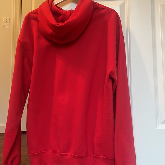Red oversized hoodie - Picture 6 of 7